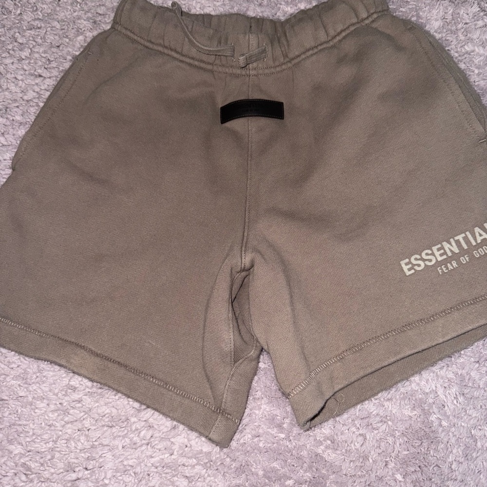Essentials Beige Casual Shorts